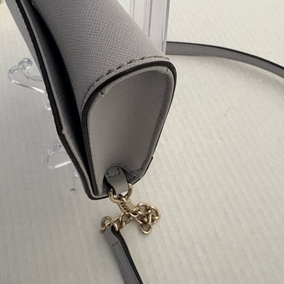 KATE SPADE grey crossbody with removable strap clutch - Picture 10 of 14